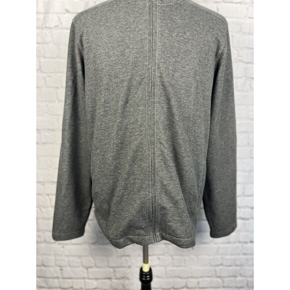 Bonobos Jacket Men Large Slim Full Zip 46%Cotton 54%Polyester Dark Heather Gray - Picture 3 of 8